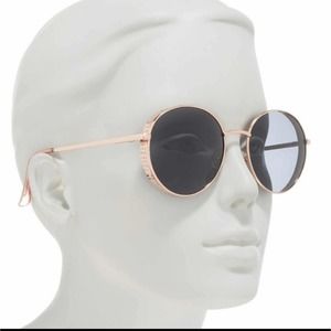 Joe's Jeans Rose Gold Rhinestone Sunglasses